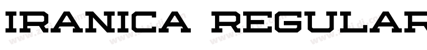 Iranica Regular字体转换